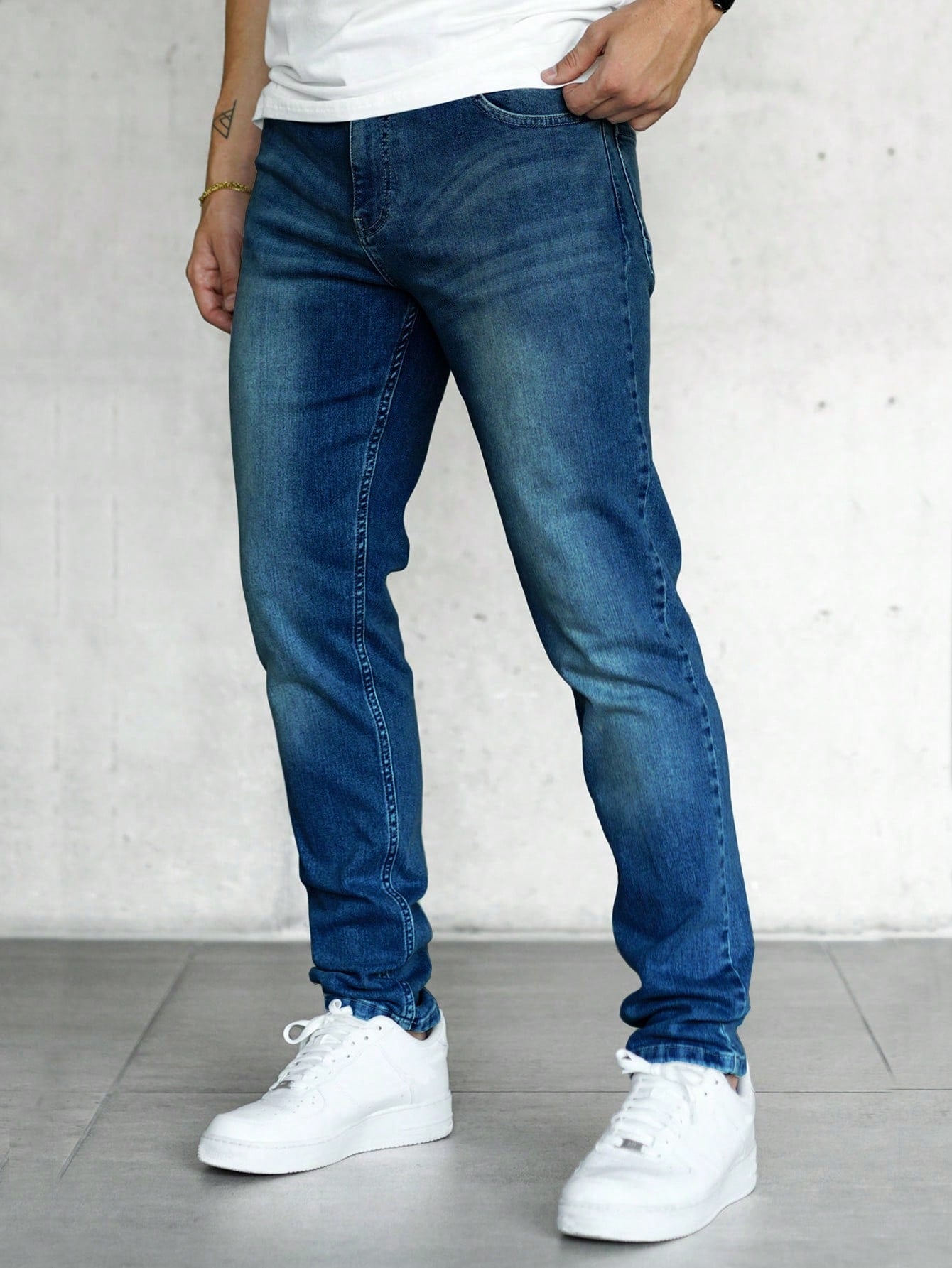 QA Men Slant Pocket Jeans